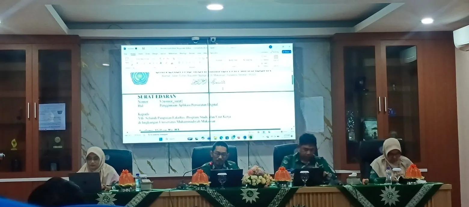 Unismuh Makassar Perkuat Digitalisasi, Urus Izin Penelitian hingga SK Pembimbing Cukup Via Aplikasi